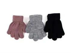 Name It wistful mauve mix fingervanter akryl (3-pack)